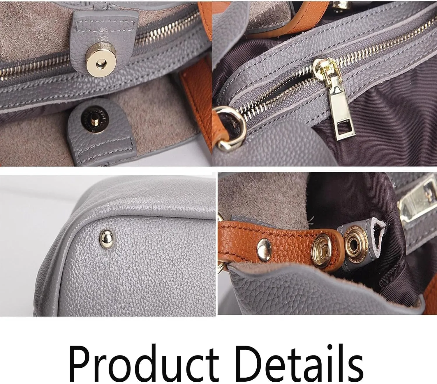 Two in One Leather Shopper Tote Bag Women,Removable Adjustable Straps, Handbag Large Shoulder Bags Crossbody Bag