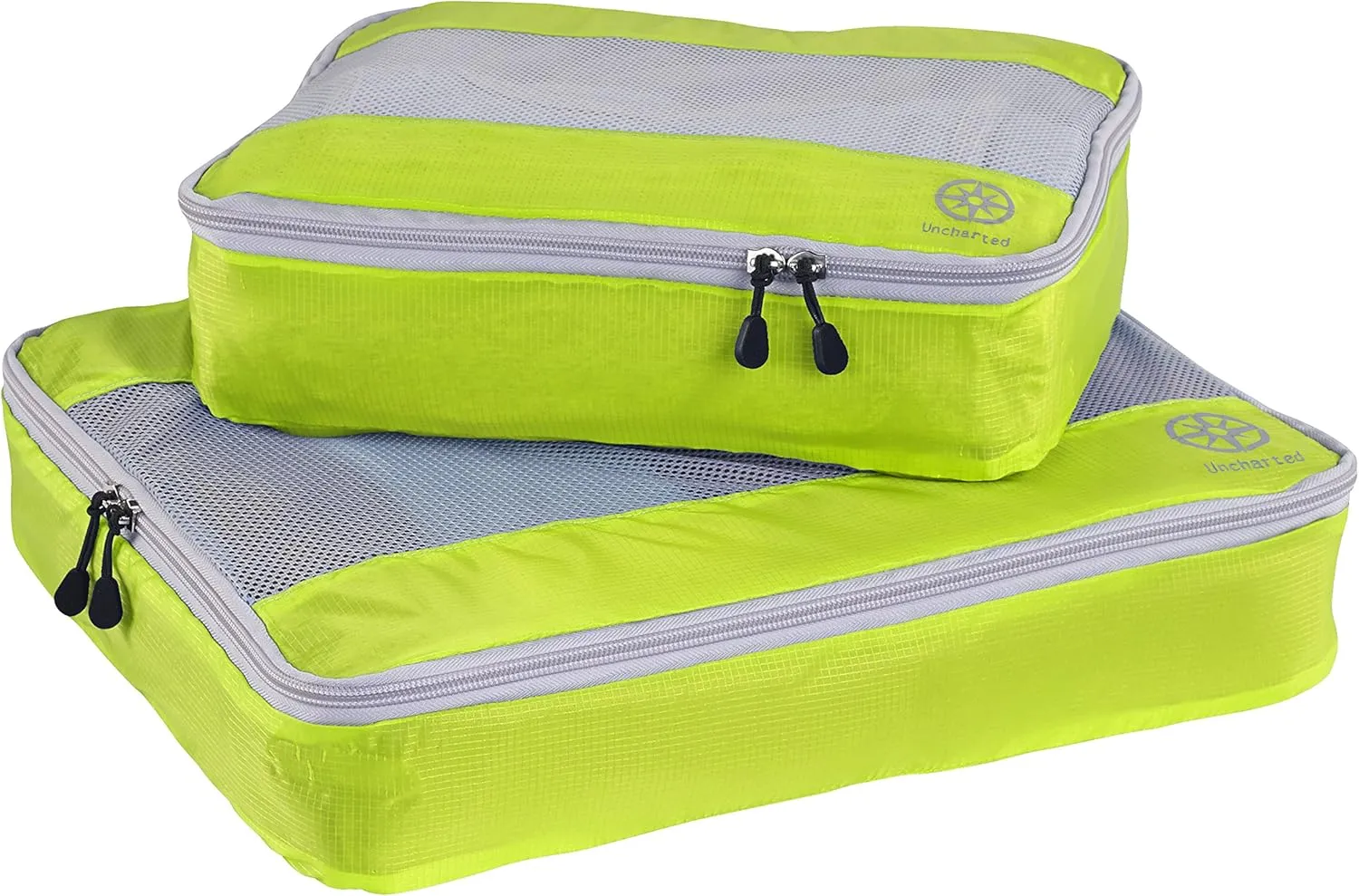 Uncharted Ultra-Lite Packing Cube 2 Piece Set, Neon Yellow, One Size
