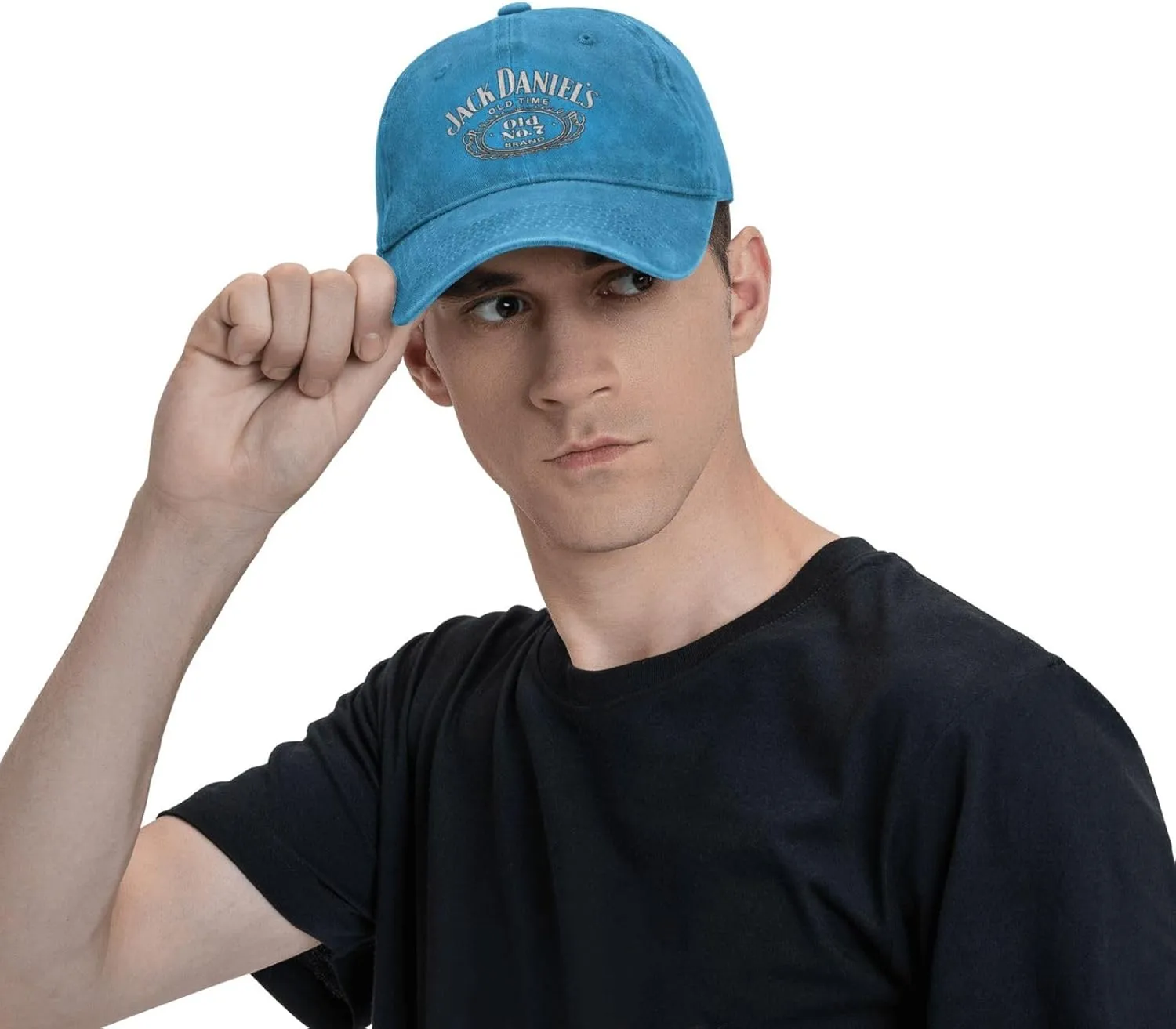 Unisex_Jack¡¥Daniel's¡¥Whiskey¡¥Logo_ Cowboy Hat Trucker Dad Gift Adjustable Buckle Closure Caps
