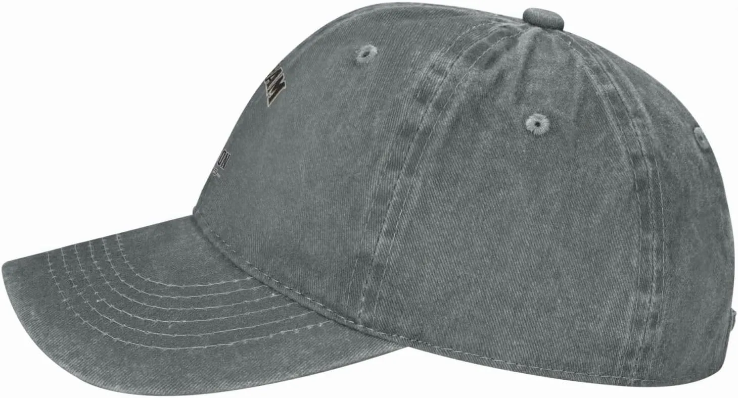 Unisex_Jim_Beam_Logo_ Cowboy Hat Trucker Dad Gift Adjustable Buckle Closure Sunhat