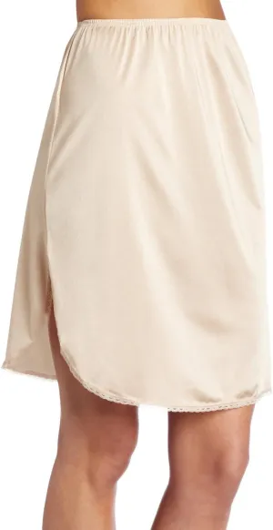 Vanity Fair Women's Anti-Static Nylon Half Slip for Under Dresses, Available up to size 3XL