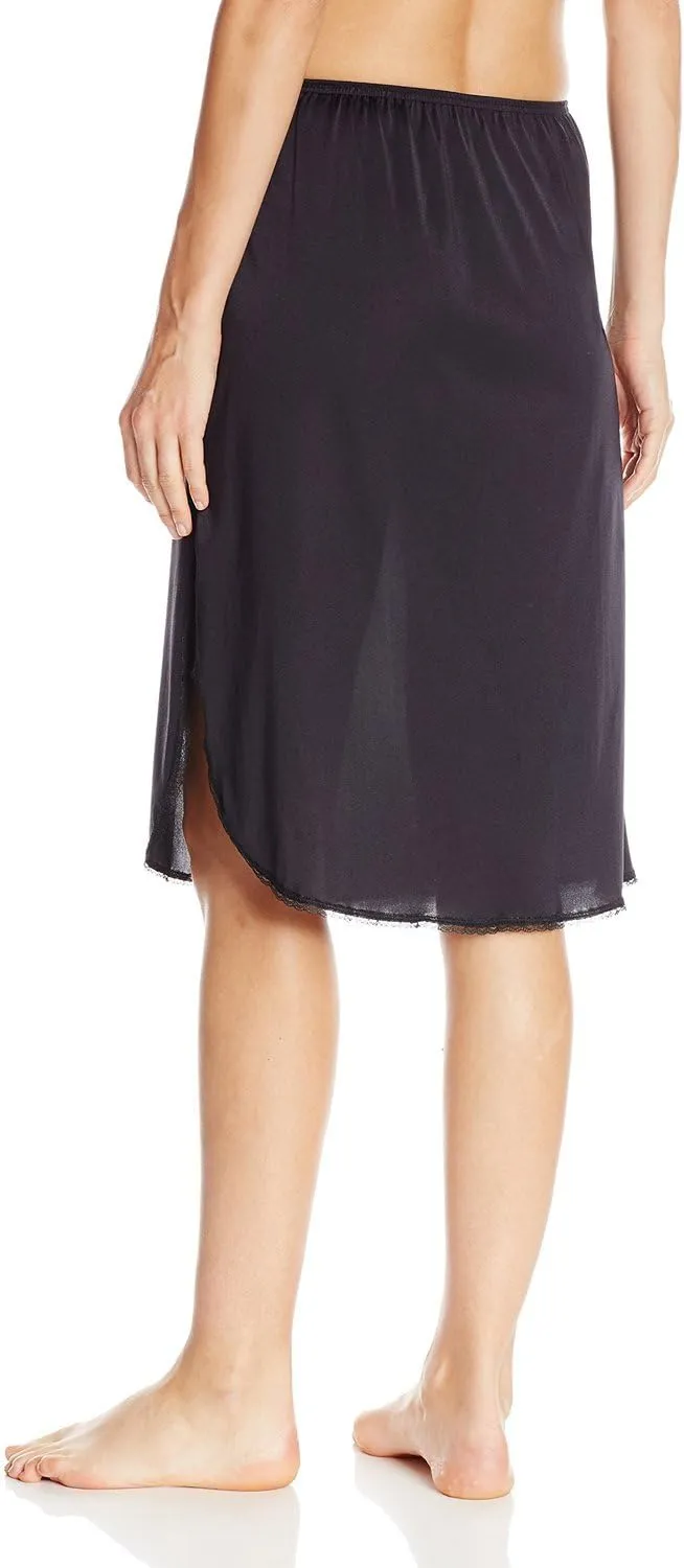 Vanity Fair Women's Anti-Static Nylon Half Slip for Under Dresses, Available up to size 3XL