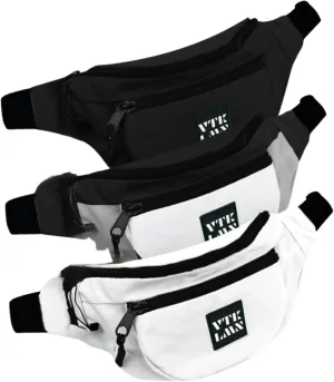 Vatkalimon Bum Bag Set. Fanny Pack Set of 3, Crossbody Fanny Pack with 2-Zipper, Sling Bag for Festival, Gym, Outdoor, Stain Resistant Bags For Women, Unisex Crossbody Bags