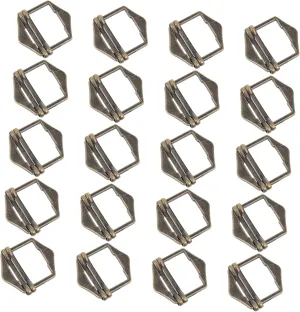 Versatile Bag Buckles Set Pcs Zine-Alloy Buckles for DIY Projects Crafts Luggage Straps Travel Straps