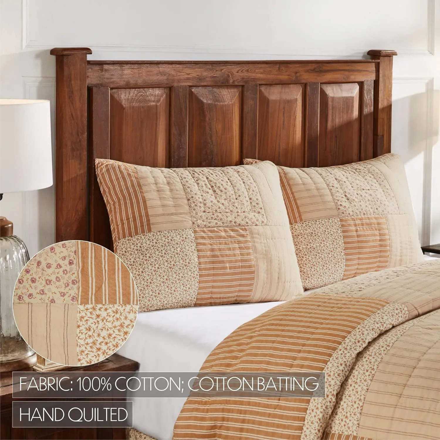 VHC Brands Camilia Standard Sham 21x28