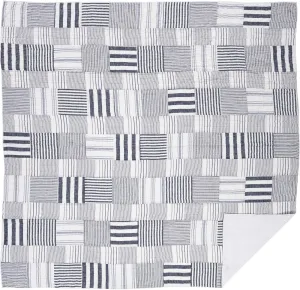 VHC Brands Coastal Farmhouse Bedding-Finn White Quilt, Queen