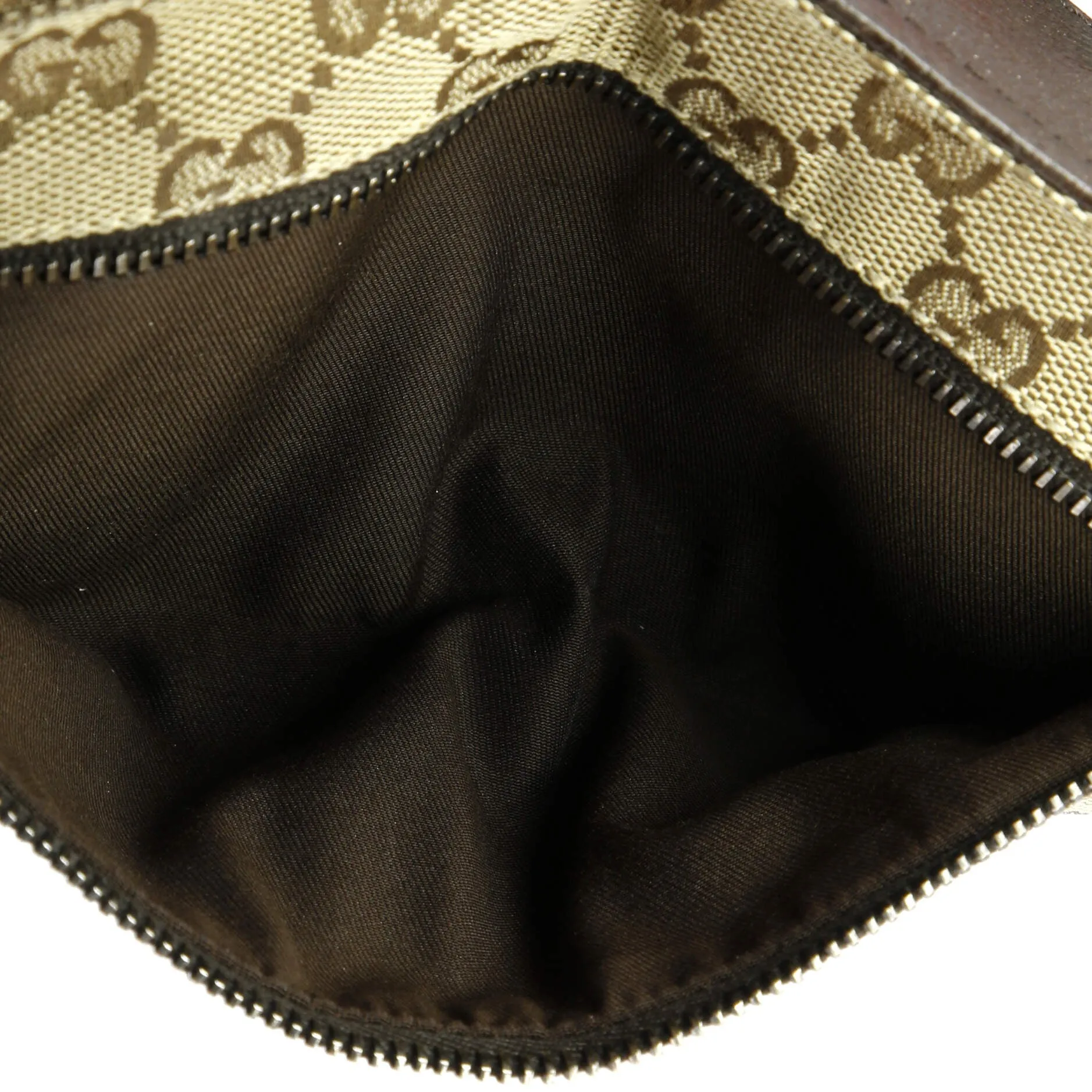 Vintage Double Belt Bag GG Canvas with Leather