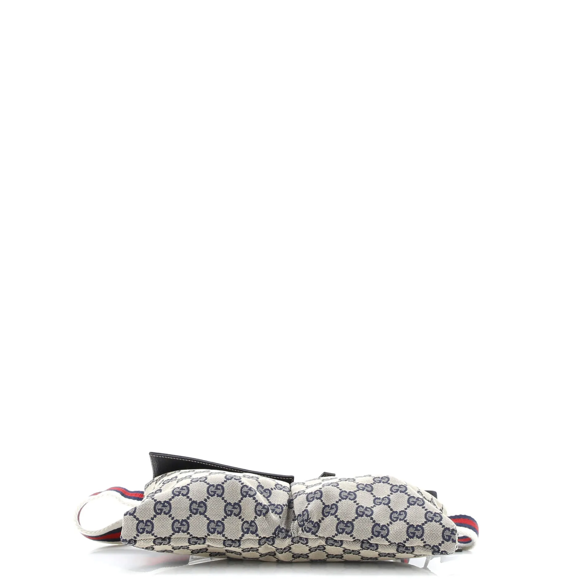 Vintage Double Belt Bag GG Canvas with Leather