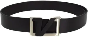 Volvik Genuine Italian Leather Belt - One Size Black Black