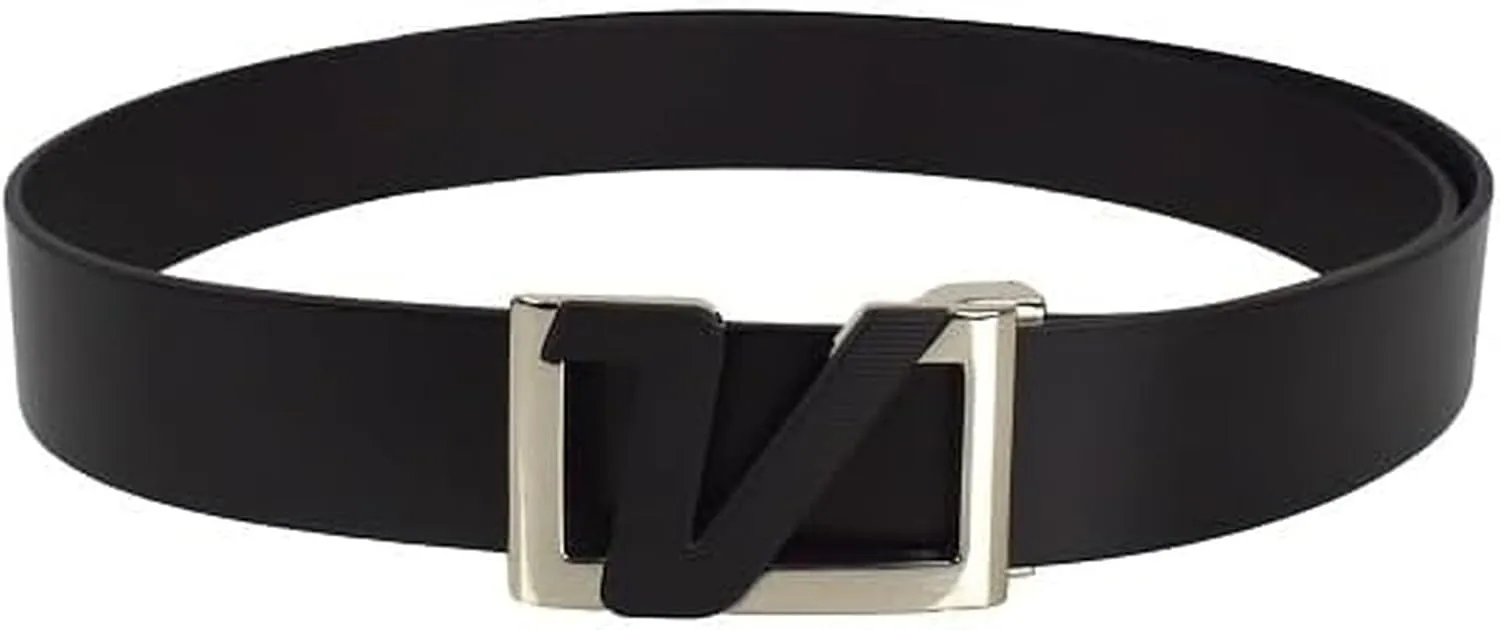 Volvik Genuine Italian Leather Belt - One Size Black Black
