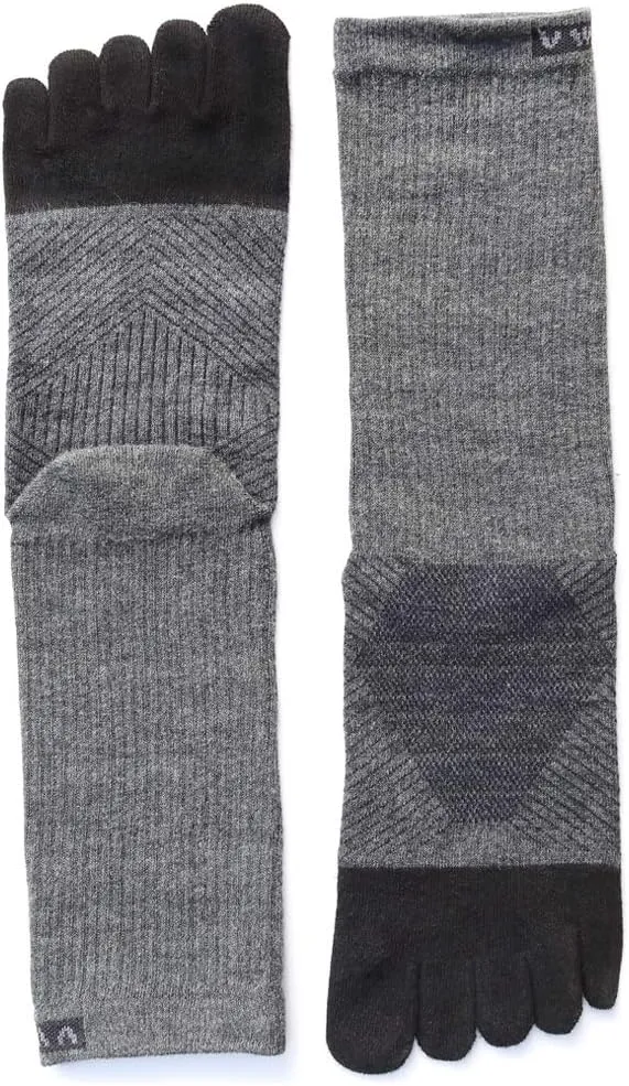 VWELL Toe Socks Cotton Athletic Running Five Finger Socks 3 Pairs,Size 7-11