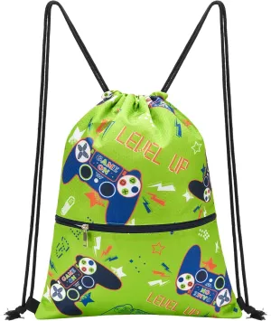WAWSAM Drawstring Backpack - Drawstring Bags for Kids Swim Bag for Beach