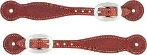 Weaver Leather Basketweave Skirting Leather Spur Straps