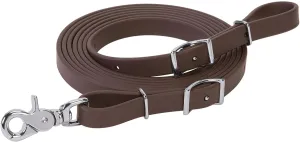 Weaver Leather Brahma Webb Trail Gear Trail Rein , Brown, 5/8-Inch x 10-Feet