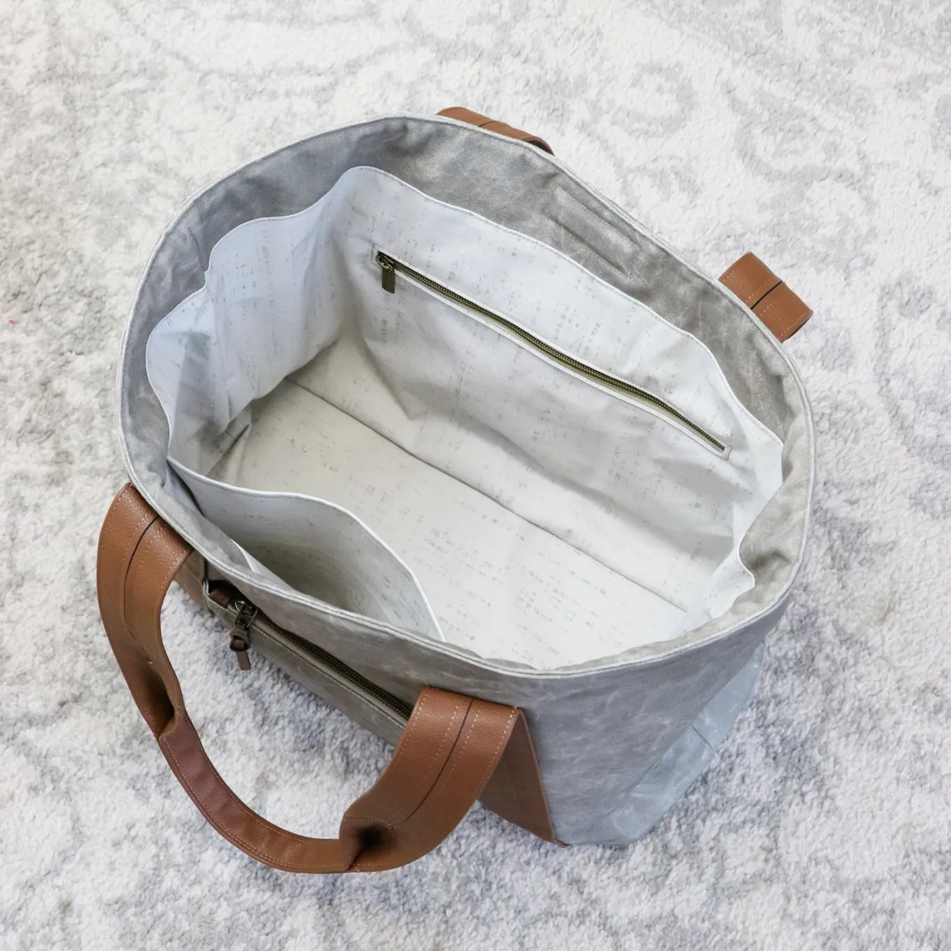 White Nylon Coil Zippers