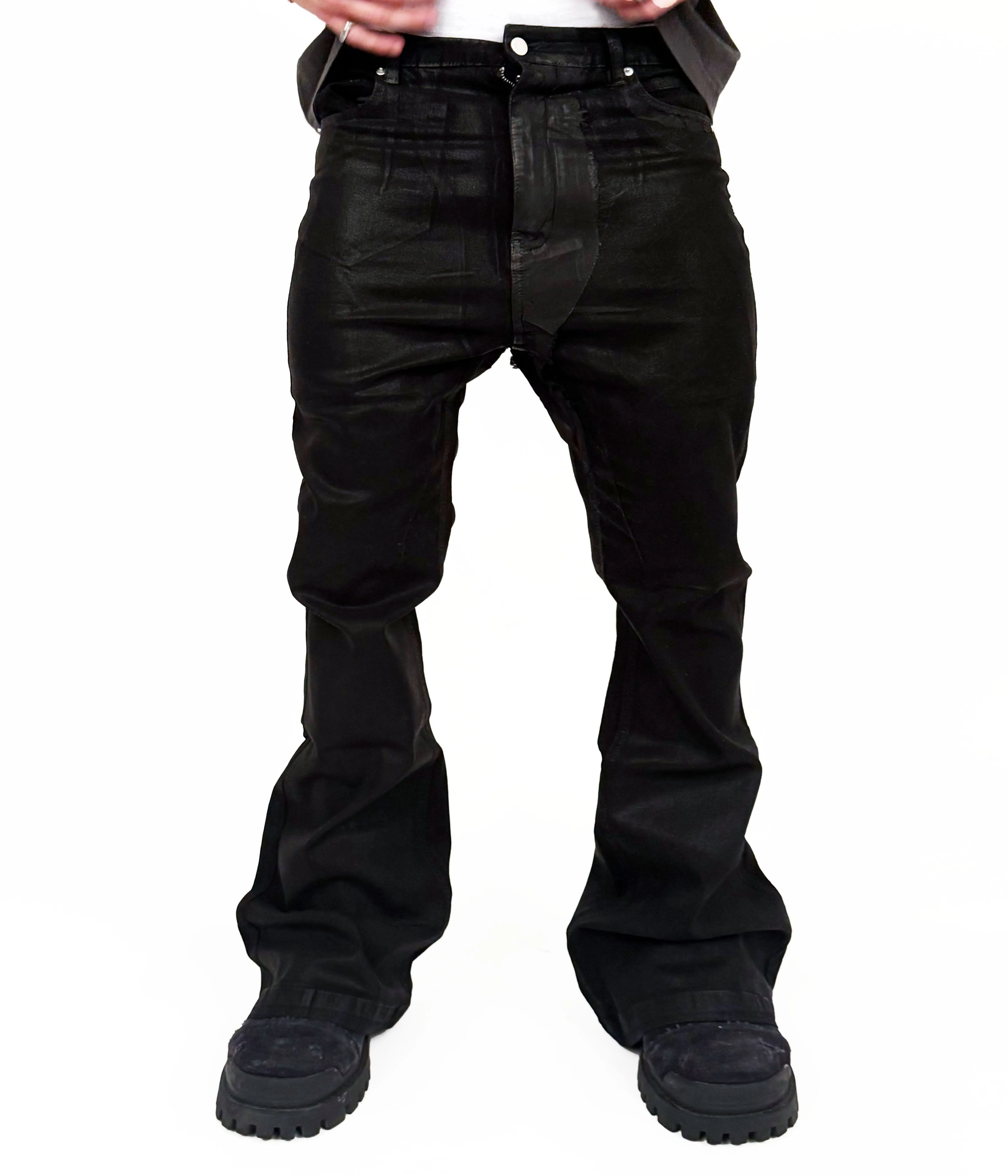 WIDEBOY PATCHWORK WAXED DENIM