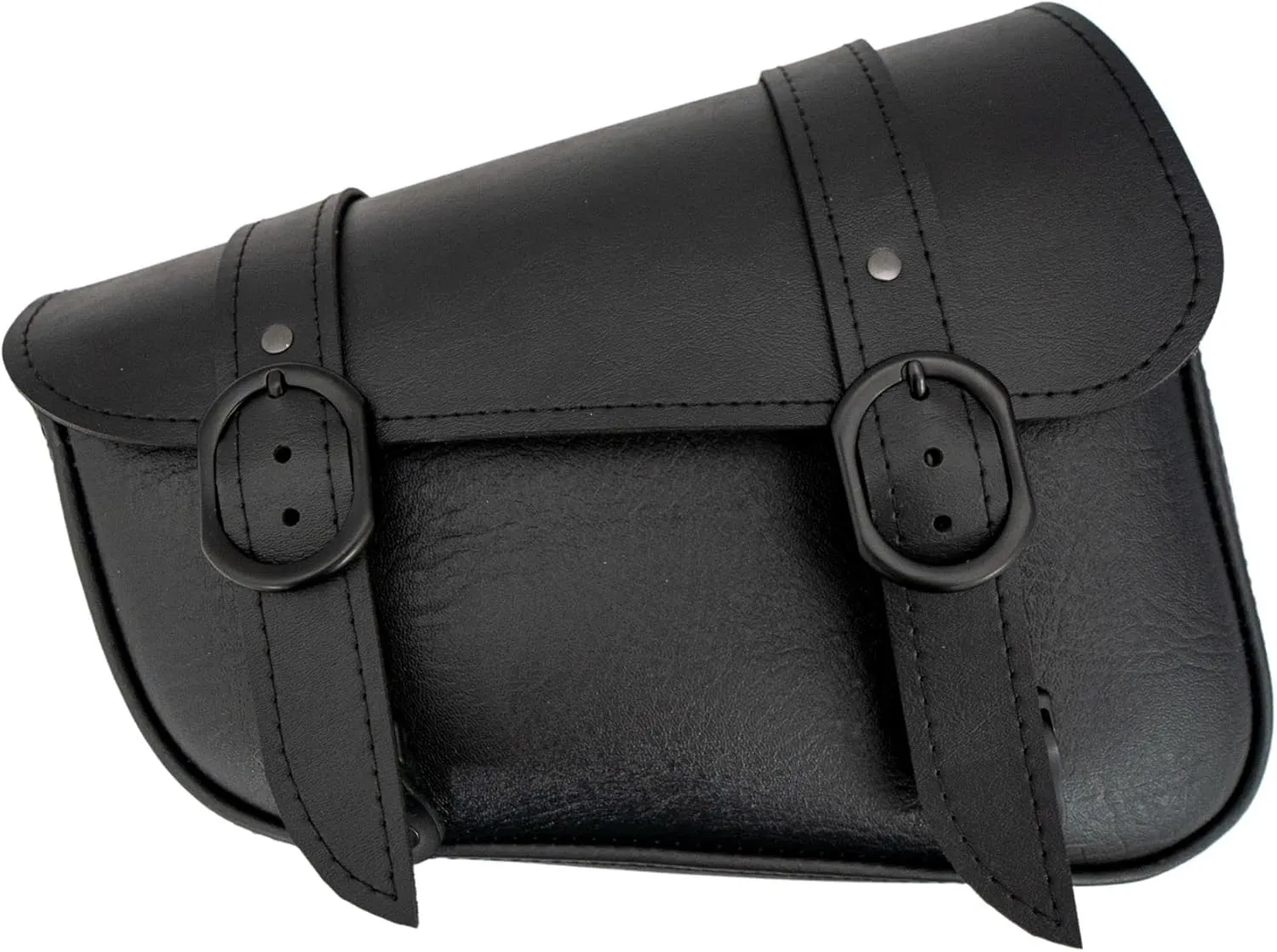 Willie & Max Black Jack Swingarm Bag 4.0 - Black Buckle - Dual Shock - Sportster