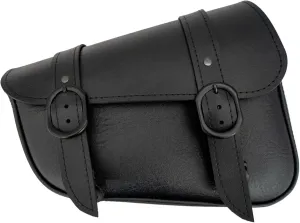 Willie & Max Black Jack Swingarm Bag 4.0 - Black Buckle - Dual Shock - Sportster