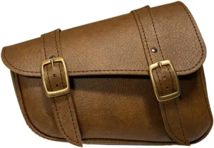 Willie & Max Brass Monkey Swingarm Bag 4.0 L - Dual Shock in Warm Brown [59919-01]