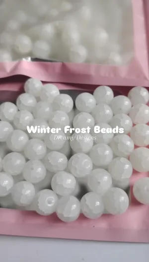Winter Frost Bead Bag