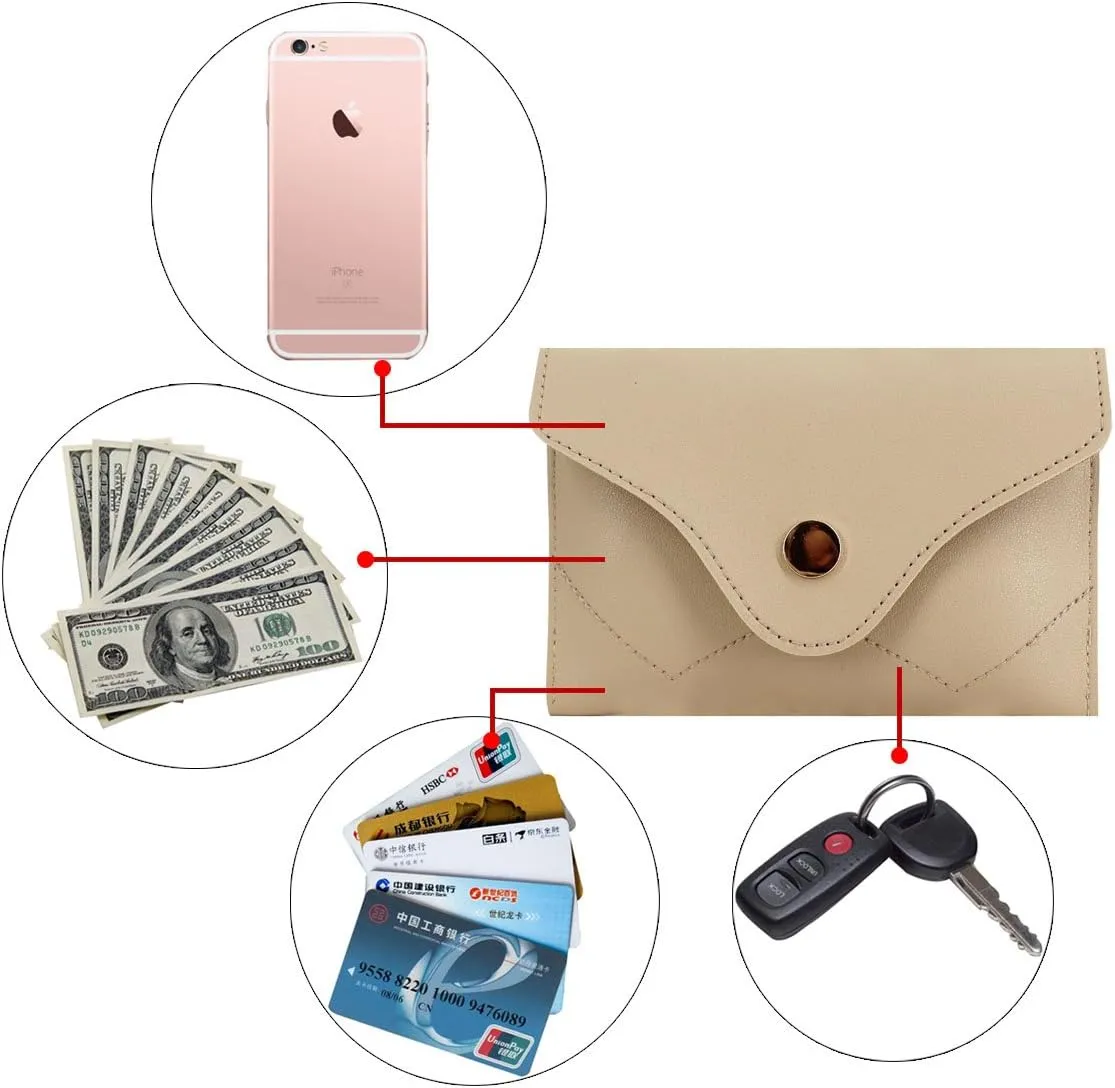 Women Mini Faux Leather Fanny Pack Waist Pouch Travel Cell Phone Bag