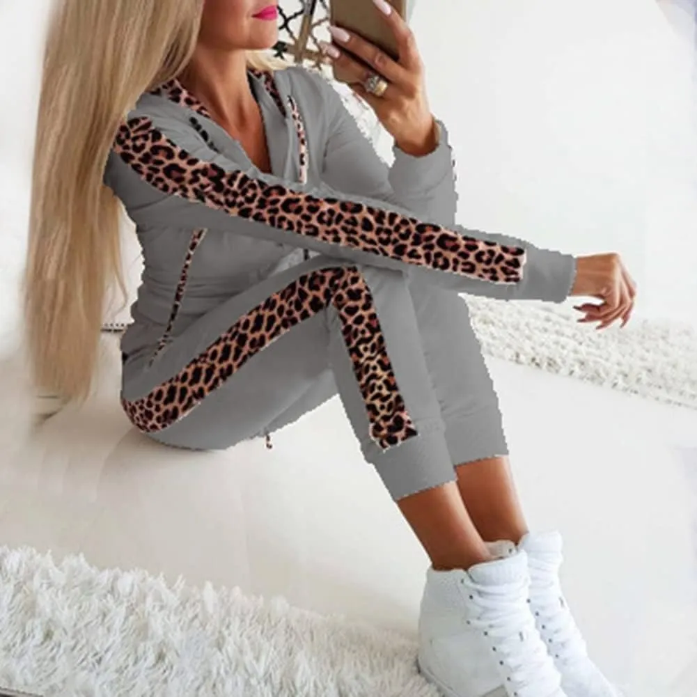 Women's 2 Piece Tracksuit Sweatsuits Sets Hoodie Sweatshirt and Jogging Sweatpants Suit
