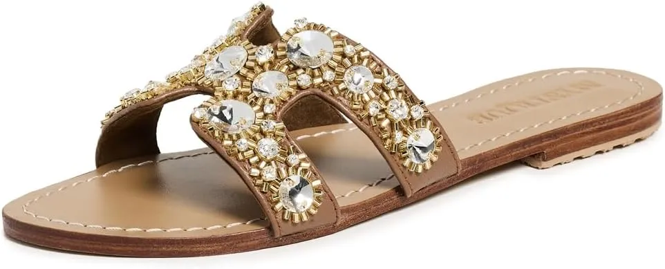 Women's Embellished Slides