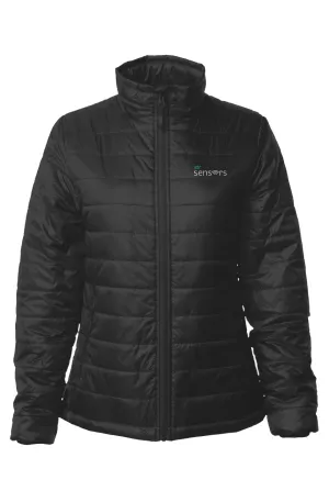 Womens Puffer Jacket (embroidered) - Sensors