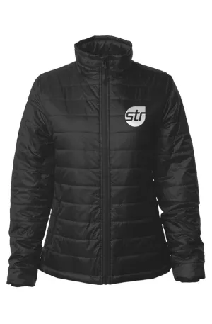 Women's Puffer Jacket (embroidered)