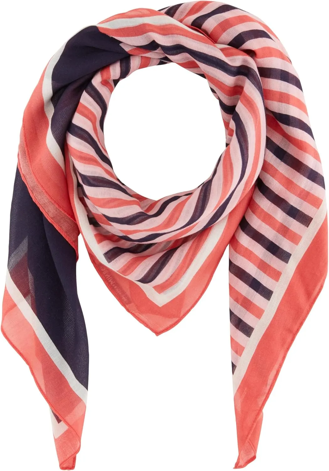 Women's Scarf with Stripes, 34963 - Stripe Patchwork, One Size, 34963 - Stripe Patchwork, One Size