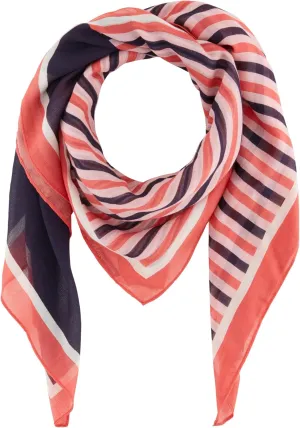 Women's Scarf with Stripes, 34963 - Stripe Patchwork, One Size, 34963 - Stripe Patchwork, One Size