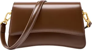 women's shoulder bag, cowhide crossbody bag, vintage leather crossbody bag, armpit bag, adjustable strap bag
