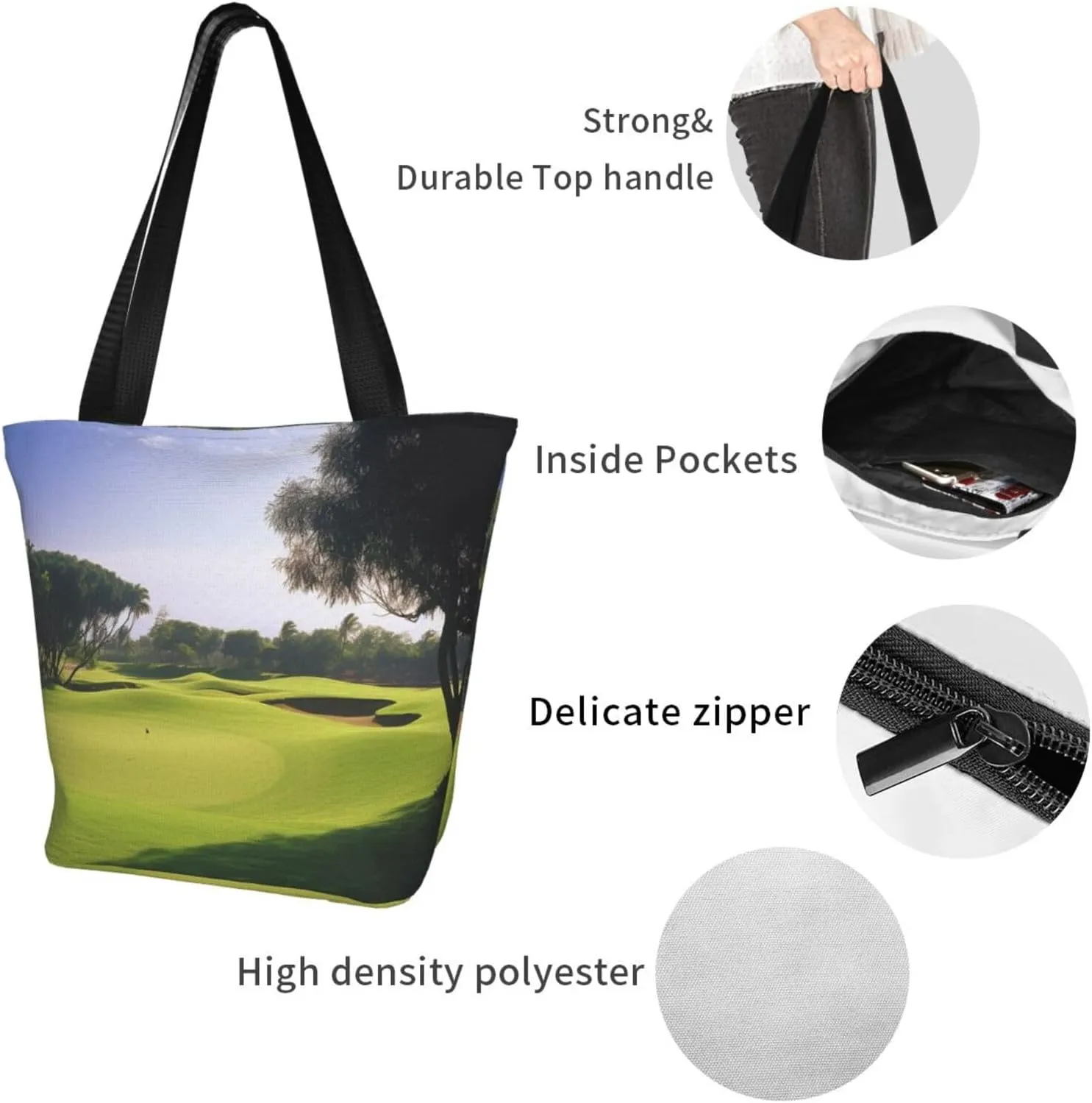 Women's Shoulder Bag with Karate Boy Vector Changeable Belt Color Printed Handbag Tote Bag Shopping Bags