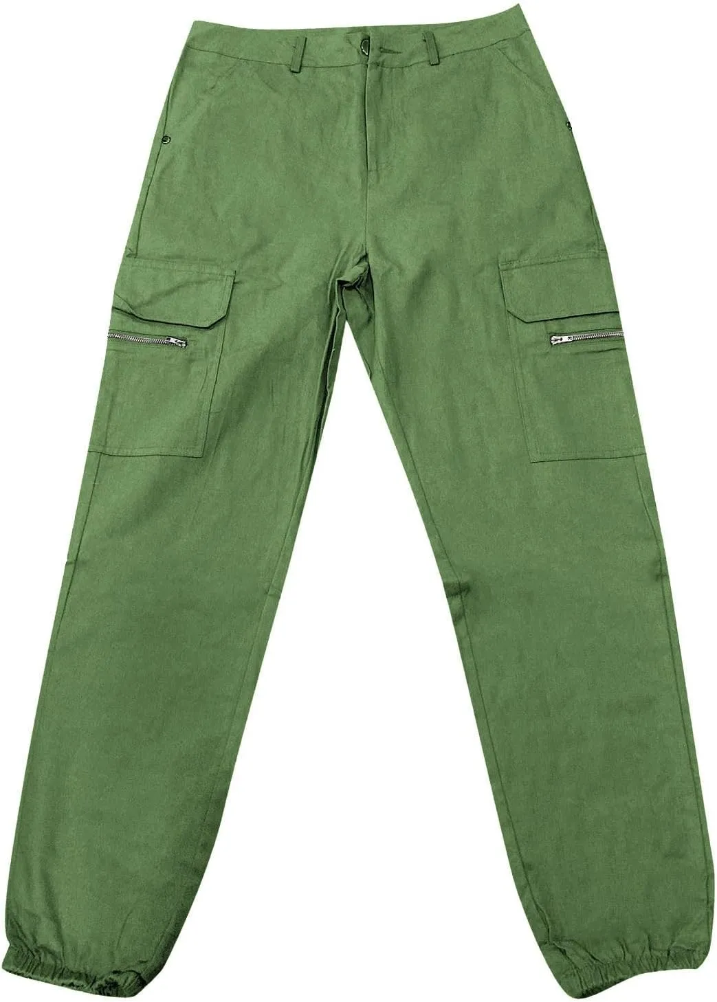 Womens Skinny Cargo Jeans with Pockets Mid Waist Flap Pocket Motorcycle Western Cowgirl Trousers Slim Fit Denim Pants