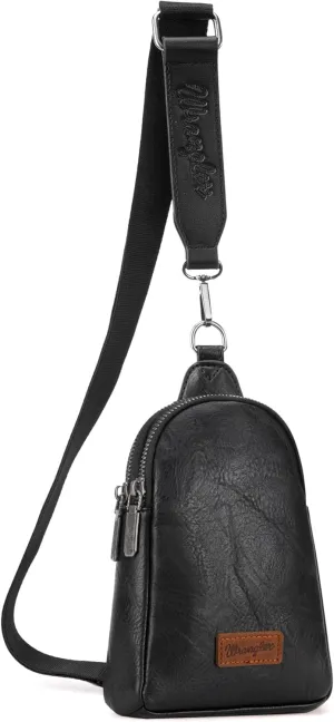 Wrangler Small Crossbody Sling Bags for Women Fanny Packs Chest Bag for Travel Gift