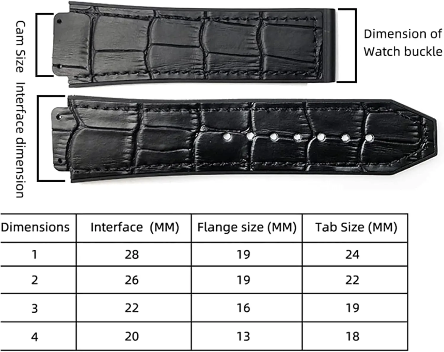 Wrist Straps Stainless Steel Butterfly Silicone Watch Men Genuine Leather with Metal Buckle Silicone Bracelets