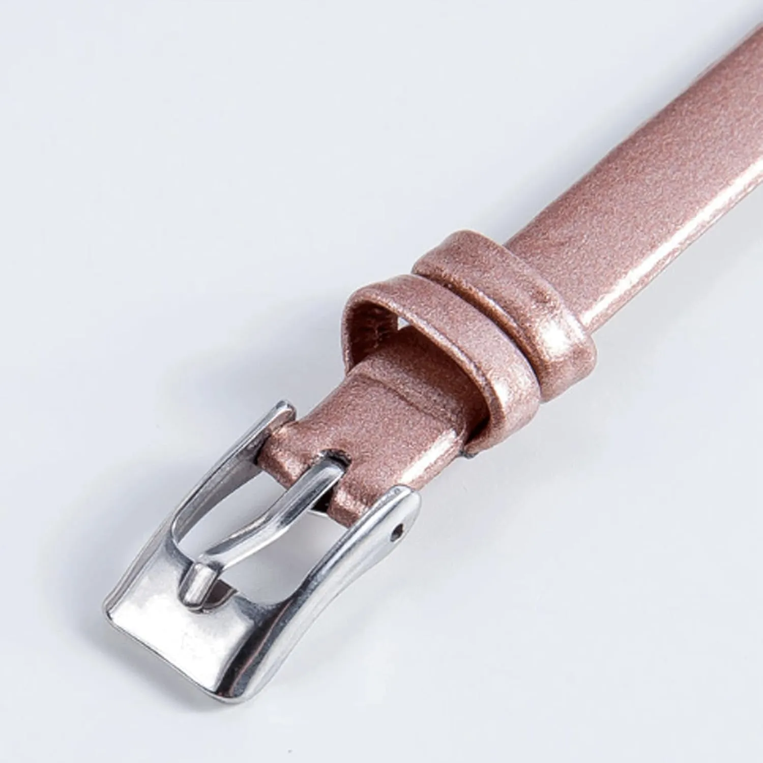 Wrist Straps Watch Accessories Watch Strap Genuine Leather Watchbands 8mm for Women's Watches Thin Watch Strap Wrist Belt with Pin Buckle