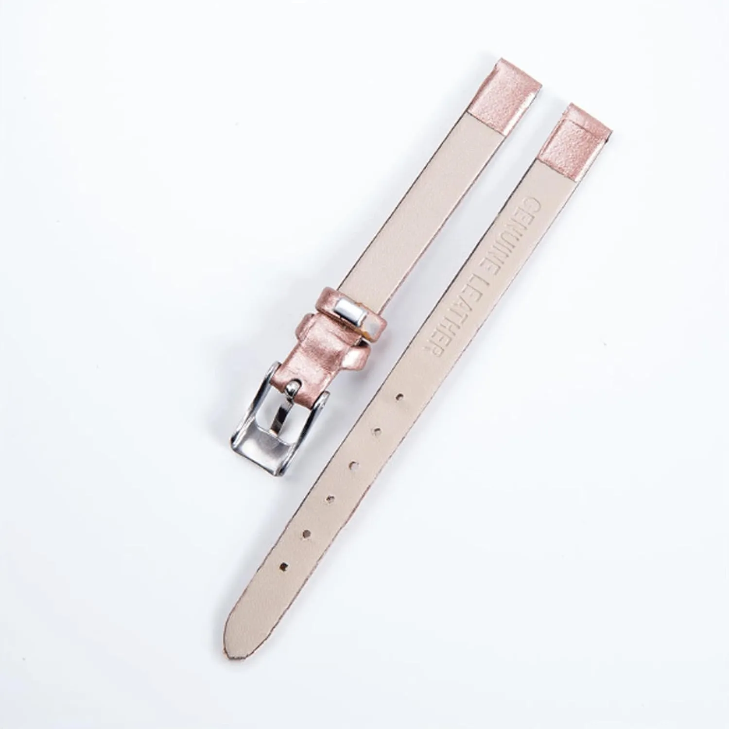 Wrist Straps Watch Accessories Watch Strap Genuine Leather Watchbands 8mm for Women's Watches Thin Watch Strap Wrist Belt with Pin Buckle
