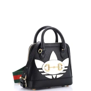 x Adidas Horsebit 1955 Top Handle Bag Leather with Applique Mini
