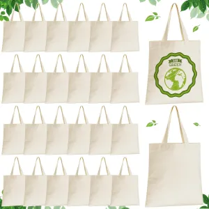 Xuniea Sublimation Polyester Tote Blank Cloth Bag Blank Grocery Bags 15 x 16'' for DIY Customization Crafting and Decorating