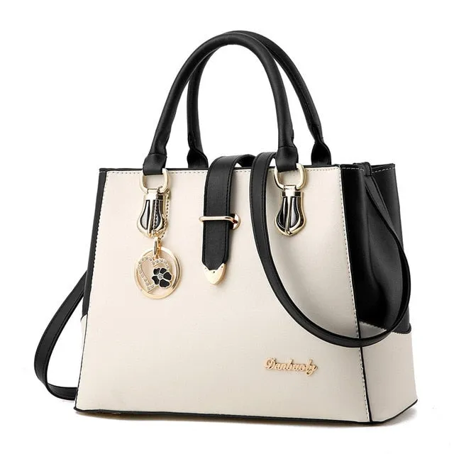 YINGPEI Women Bag Shoulder Handbag Messenger Bags Women Vintage Fashion Luxury Top-Handle Composite Bag Purse Wallet Leather