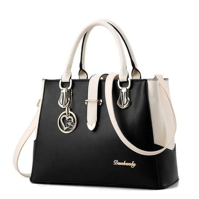 YINGPEI Women Bag Shoulder Handbag Messenger Bags Women Vintage Fashion Luxury Top-Handle Composite Bag Purse Wallet Leather