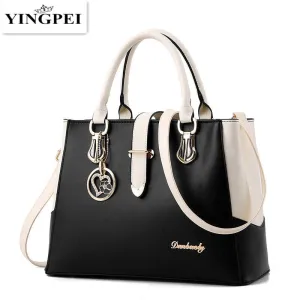 YINGPEI Women Bag Shoulder Handbag Messenger Bags Women Vintage Fashion Luxury Top-Handle Composite Bag Purse Wallet Leather