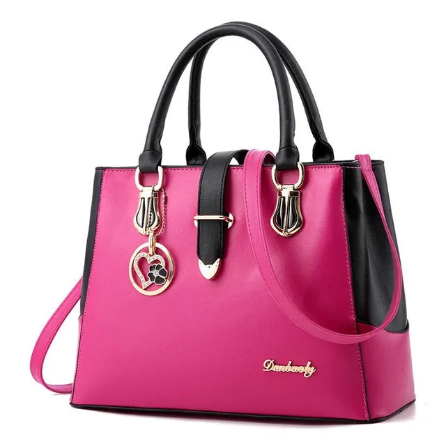 YINGPEI Women Bag Shoulder Handbag Messenger Bags Women Vintage Fashion Luxury Top-Handle Composite Bag Purse Wallet Leather