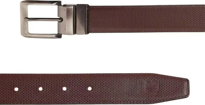 ZEVORA Men Casual, Evening, Formal, Party Brown Genuine Leather Reversible Belt