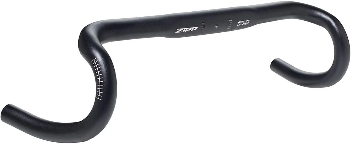 Zipp Speed Weaponry Service Course 70 XPLR Drop Handlebar - Aluminum, 31.8mm, 42cm, Bead Blast Black, A2