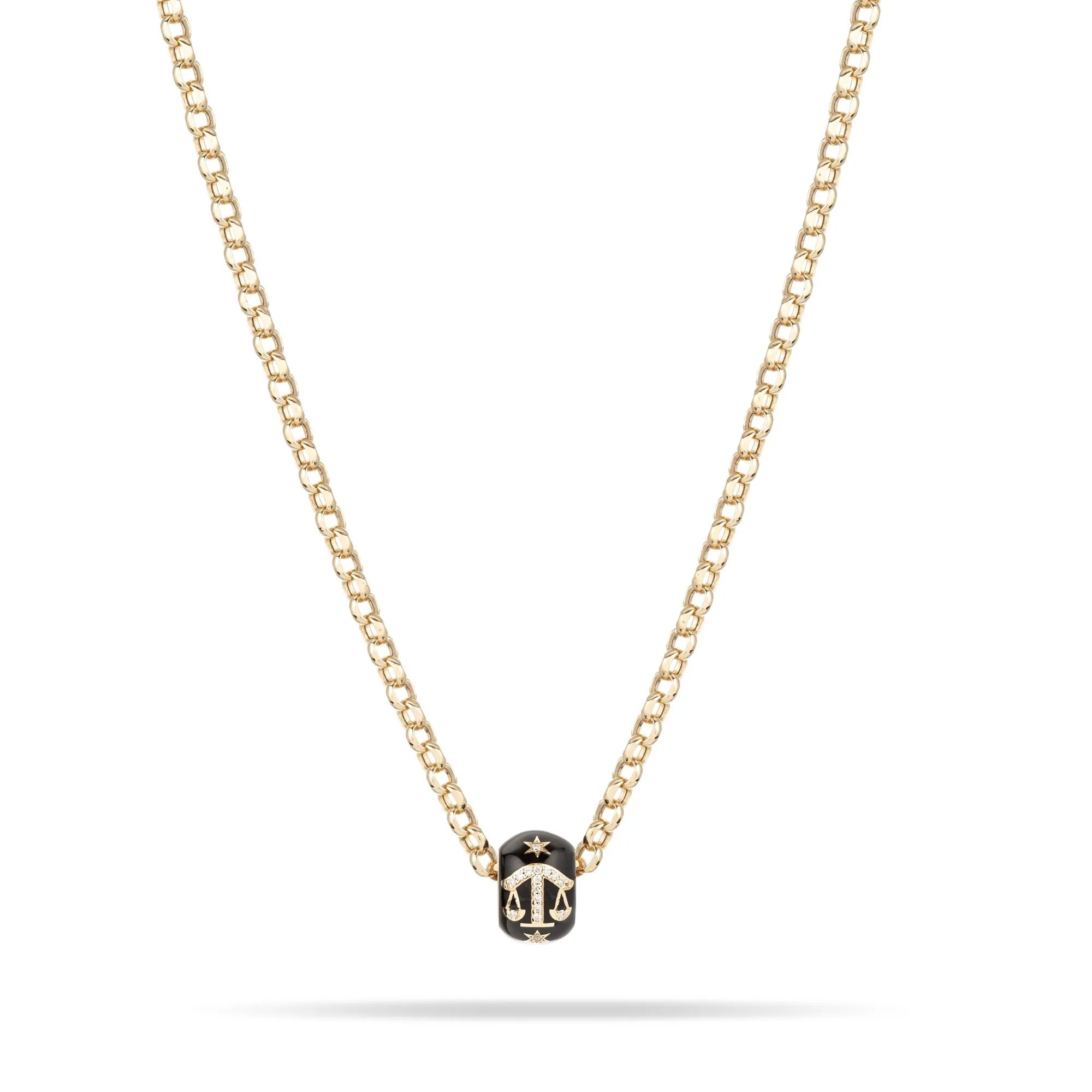 Zodiac Ceramic   Diamond Libra Big Bead