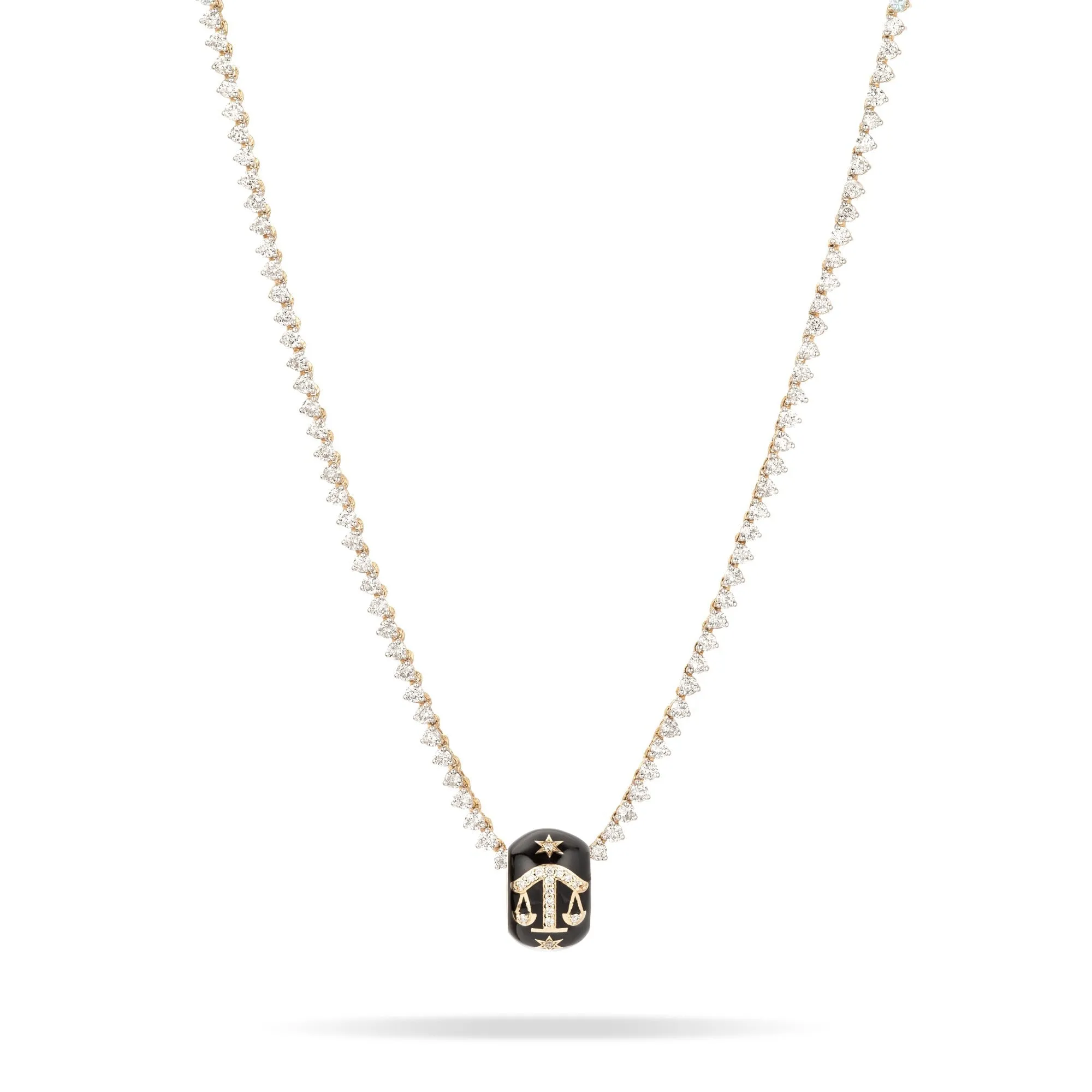 Zodiac Ceramic   Diamond Libra Big Bead