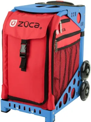 ZUCA Bag Chili Insert & Blue Frame w/Flashing Wheels
