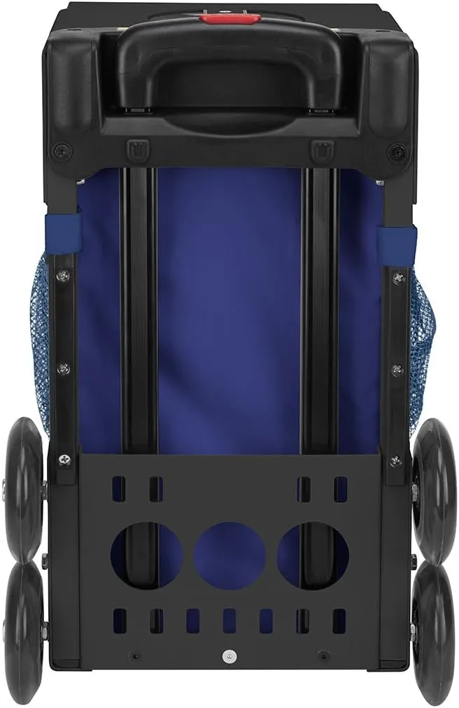 Zuca "Island Life" Sport Insert Bag, Black Frame with Flashing Wheels